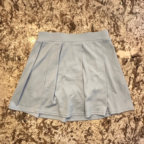 SO Goods For Life light blue mini skirt with shorts, size S, worn once. - Picture 2 of 5